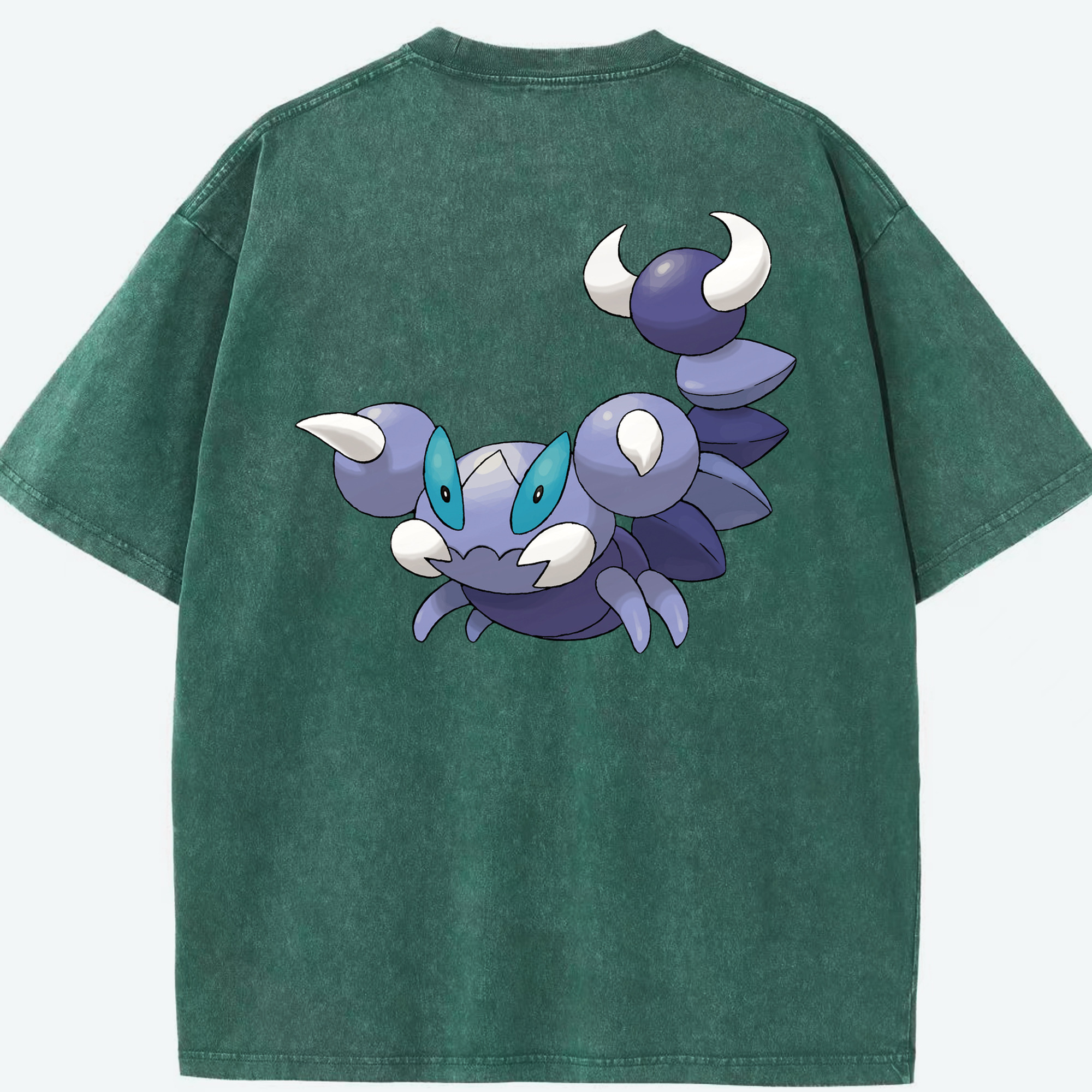 （画像用） ポケットモンスター Pokémon 綿100% ヴィンテージ風 半袖Tシャツ（背面プリント）
